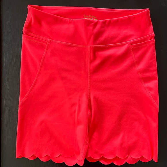 UPF 50+ Luxletic Scallop Tank and Bike Short Matching Set, Size Medium - Picture 7 of 14